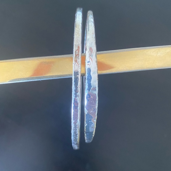 Chloe + Isabel Silver Bangle Set - Picture 2 of 3